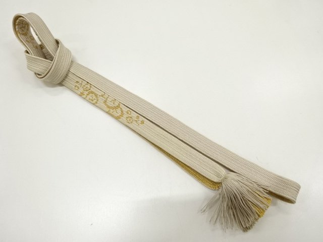 JAPANESE KIMONO / TWISTED TASSEL HAND-TIED OBIJIME